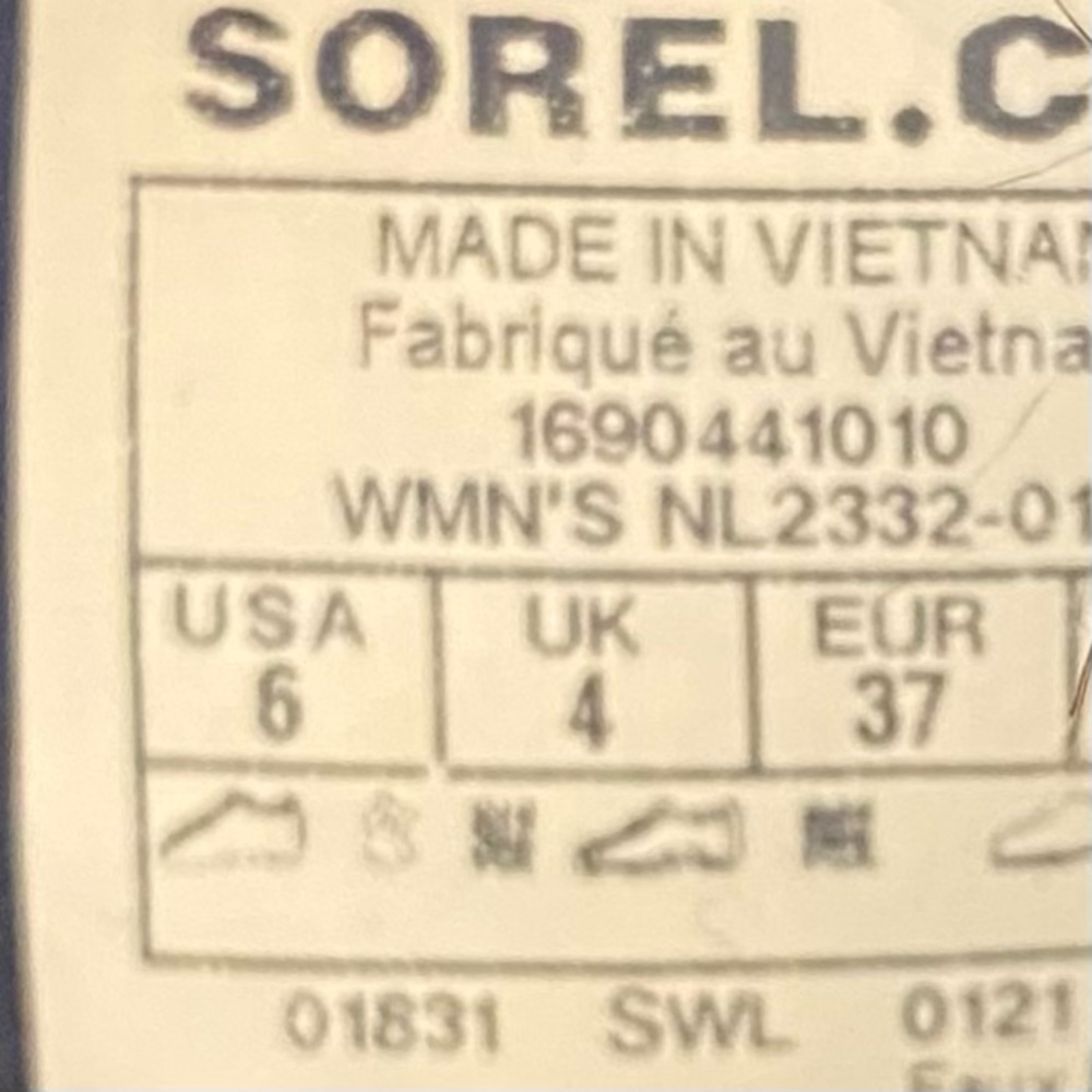 Sorel Womens Shoes Tofino Winter Boots 6 Black Tall Leather Waterproof Insulated - Picture 9 of 12